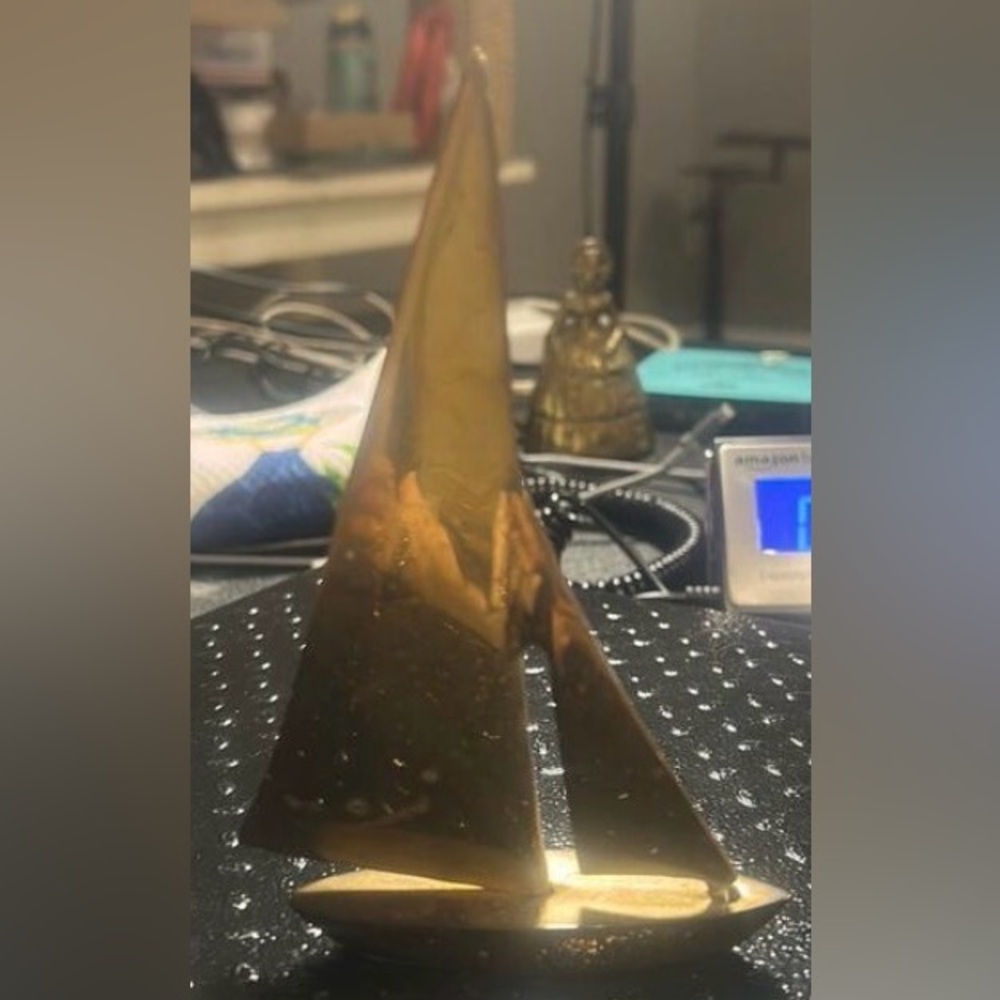 Brass Sailboat - small